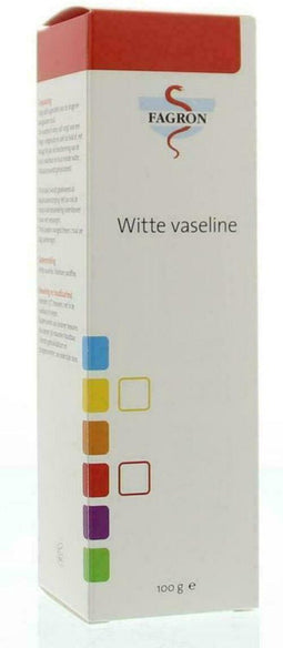 Fagron Vaseline album wit tube doosje en bijsluiter