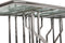 Eettafel DKD Home Decor Zilverkleurig Kristal Staal 180 x 90 x 75 cm Wit