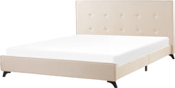 AMBASSADOR - Tweepersoonsbed - Beige - 180 x 200 cm - Polyester