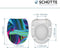 SCHÜTTE WC-Bril 82191 NEON PAINT - Duroplast - Soft Close - Verchroomde Scharnieren - Decor - 1-zijdige Print