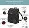 Travelon Addison - Anti-diefstal Backpack - RFID snijbestendig vergrendelbare ritsen - Zwart