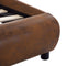vidaXL - Bedframe - kunstleer - bruin - 120x200 - cm
