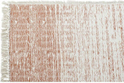 Tapijt DKD Home Decor Beige Oranje Polyester Katoen Franjes 160 x 230 x 1 cm
