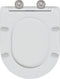 vidaXL - Snelle - Afneembare - WC-zitting - met - Zachte - Sluiting - Duroplast - Wit