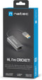 Natec Cricket - Adapter USB naar Ethernet - USB 3.0 - Zwart