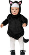 Atosa Verkleedset - Dieren - Kat/poes - Zwart (2-delig)