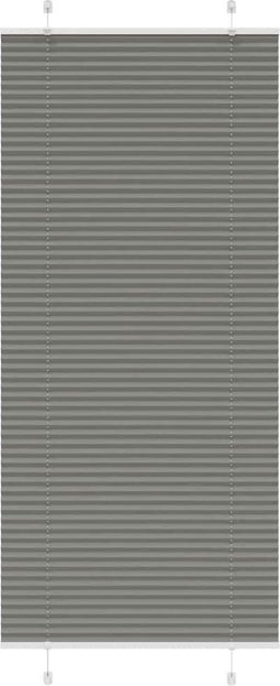 vidaXL - Plissé - rolgordijn - 95x200 - cm - stofbreedte - 94,4 - cm - antraciet