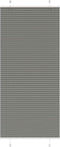 vidaXL - Plissé - rolgordijn - 95x200 - cm - stofbreedte - 94,4 - cm - antraciet