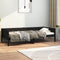vidaXL - Slaapbank - massief - grenenhout - zwart - 80x200 - cm