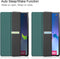 Lunso - Geschikt voor Lenovo Tab P12 Pro - Tri-Fold Bookcase hoes - Groen (niet voor de Geschikt voor Lenovo Tab P12)