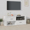vidaXL - Tv-meubel - 100x35x40 - cm - bewerkt - hout - hoogglans - wit