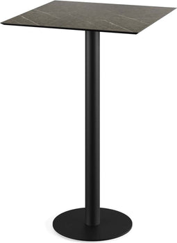 Urban Statafel Zwart Frame + Midnight Marble HPL 70x70 cm - Essentials 130041677