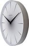 NeXtime - Wandklok - 40 cm - Metaal - Wit - '2 Seconds'