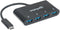 Manhattan 162746 - USB-Hub - 4x USB 3.0-A poorten - Zwart