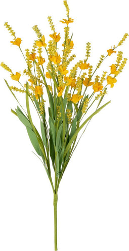 J-Line decoratie tak Forsythia - kunststof - geel