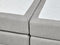 MINISTER - Boxspringbed - Lichtgrijs - 160 x 200 cm - Polyester