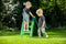 SwingKing Vrijstaande glijbaan met Trap - Groene Peuter Glijbaan (Kunststof) - 120x40x67cm - 18 - 36 maanden