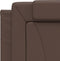 vidaXL - Hoofdbordkussen - 100 - cm - kunstleer - bruin