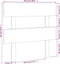vidaXL - Hoofdbord - 78,5x3x81 - cm - massief - grenenhout - honingbruin