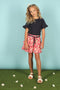 Le Chic SILA C302-5894 - Meisjes Jurk - Bloemenprint - Maat 128