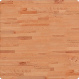 vidaXL - Tafelblad - vierkant - 70x70x1,5 - cm - massief - beukenhout