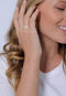 Elli Dames Ring - Ring met Swarovski® kristal - Zilverkleurig (maat 52)