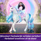 Unicorn Academy – Pop Layla & Eenhoorn Glacier - met 2 rijaccessoires en borstel - Speelfigurenset