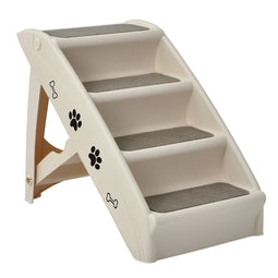 Coast Huisdierentrap - 4 Treden - 60 x 39 x 49 cm - Beige