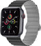 imoshion Siliconen magnetisch bandje - Geschikt voor Apple Watch 1, 2, 3, 4, 5, 6, 7, 8, 9, 10 (42 mm), SE - 38/40/41 mm - Zwart - One Size