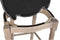 Kruk DKD Home Decor Spar Linnen Donker grijs (48 x 42 x 121 cm)