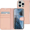 Accezz iPhone 14 Pro Max - Wallet Softcase Bookcase - 3 pashouders - Rosé Goud