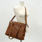Leren Laptoptas met tabletvak - California - Brandy Cognac