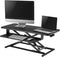 VDD Gaming Zit Sta Bureau Verhoger - Ergonomisch Werkstation - Hoogte Verstelbaar 11-50 cm - 95 cm Breed - Zwart