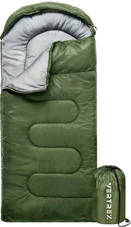 Vertrex Tri-Season Adventure Mummy Slaapzak - Dekenmodel - Waterafstotend - Groen