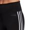 adidas Design 2 Move 3-Stripes - Dames Legging - Hoge taille Climalite - Zwart/Wit