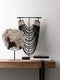 MUST Living Statue Fossil,33x26x11 cm, petrified wood on an base