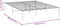 vidaXL-Bedframe-metaal-wit-135x190-cm
