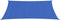 vidaXL - Zonnezeil - 160 - g/m² - rechthoekig - 3x5 - m - HDPE - blauw