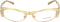 Brillenframe Dames Tom Ford FT5076-467-51 Gouden