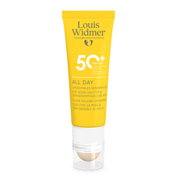 Louis Widmer All Day 50+ - Zonnecrème met Lippenverzorging SPF 50 - Waterbestendig - 25ml