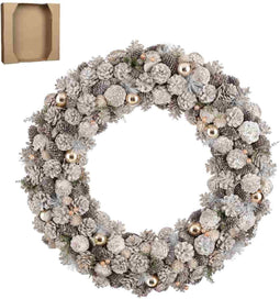 House of Seasons Vira Decoratief Object - 69x69x11 cm - Goud
