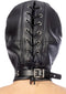 Fetish Tentation - Bondage Masker - Vrije Neusgaten en Mond - Afneembare Blinddoek - Zwart