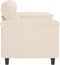 vidaXL - Tweezitsbank - 120 - cm - microvezelstof - beige