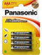Panasonic PBALR03B4 - AAA batterijen - Alkaline Power 1.5 V - (4 stuks)