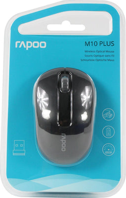 Rapoo M10 - Draadloze muis - 1000 DPI - Blauw