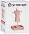 Sieradenhouder Roze Fluweel Hout (12 x 40 x 24 cm)