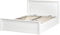 LAMBRES - Tweepersoonsbed met opbergruimte - Wit - 140 x 200 cm - Dennenhout