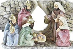 Kerstversiering DKD Home Decor Hars (27,5 x 7 x 10,5 cm) (2 Stuks)