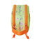 Pennenetui met 2 vakken Safta Limoen 21 x 8 x 6 cm 3D