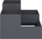 vidaXL - Tuinplanter - 80x80x60 - cm - Antraciet - Staal